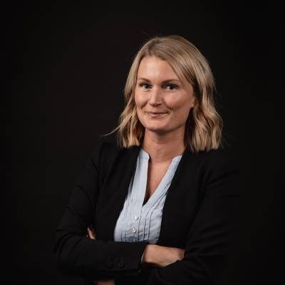 Mäklarbild på Sandra Hindstam