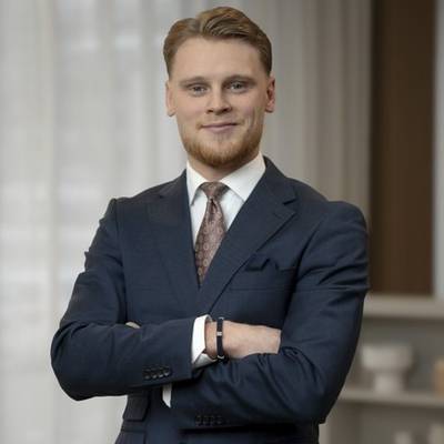 Mäklarbild på Gustav Azelius