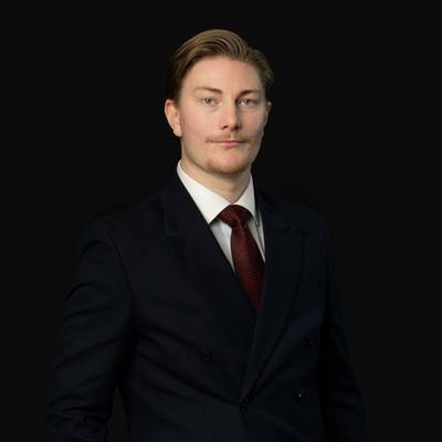 Mäklare Gustaf Nilsson