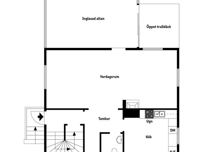 Floor plan for Finnmarksvägen 17