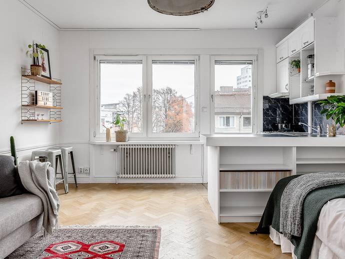 1 rok · 24 m² · Bildhuggarvägen 4, 3 tr