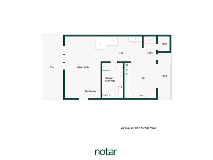 Floor plan for Klyfteråsen 43