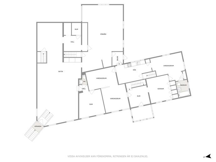 Planritning för Kollebergavägen 1