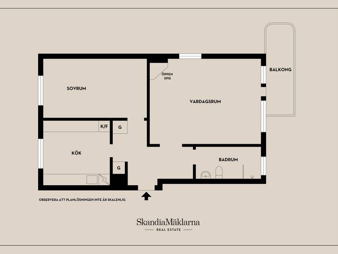 Planritning för Spångavägen 14