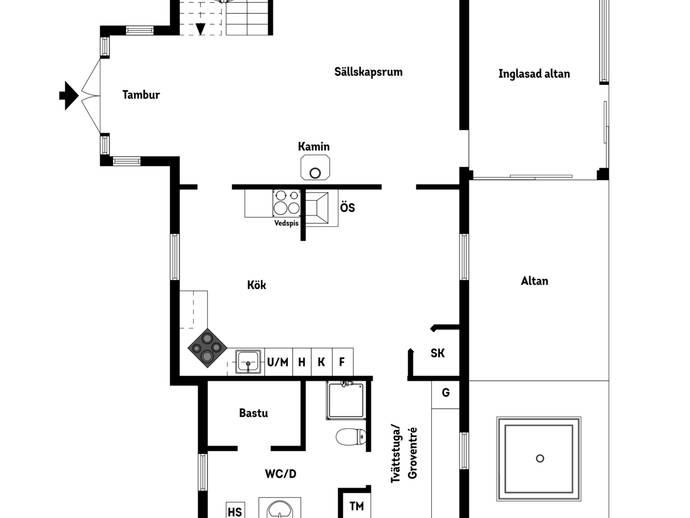 Planritning för Dunsjö 240