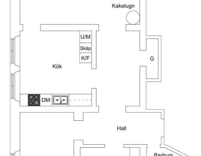 Floor plan for Brännuddsvägen 1