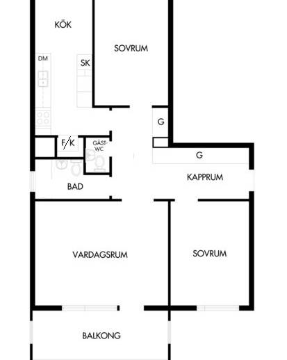 Floor plan for Ormvråksgatan 5