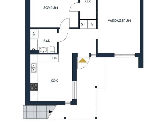 Planritning för Åbylundsvägen 65