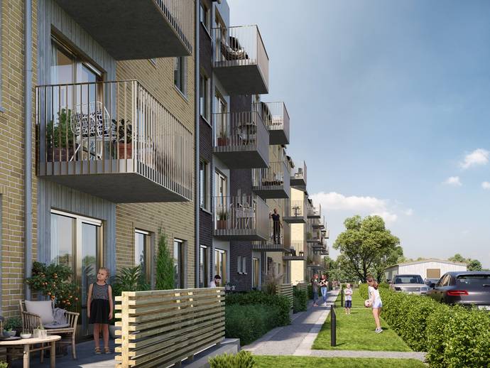 Parkallén i Hjärup, Staffanstorps kommun lägenhet till salu