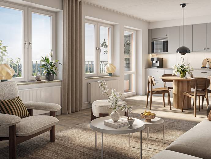 Lägenhet, 3 rum, 68 m²