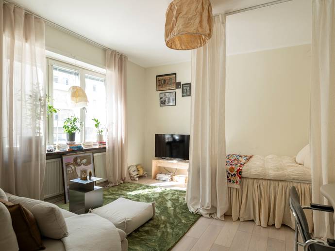 Lägenhet, 1 rum, 33 m² i Vasastan