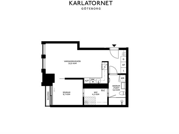Floor plan for Lodjursstråket