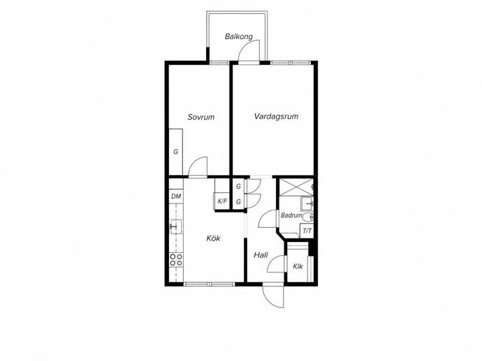 Floor plan for Kyndelgränd 19