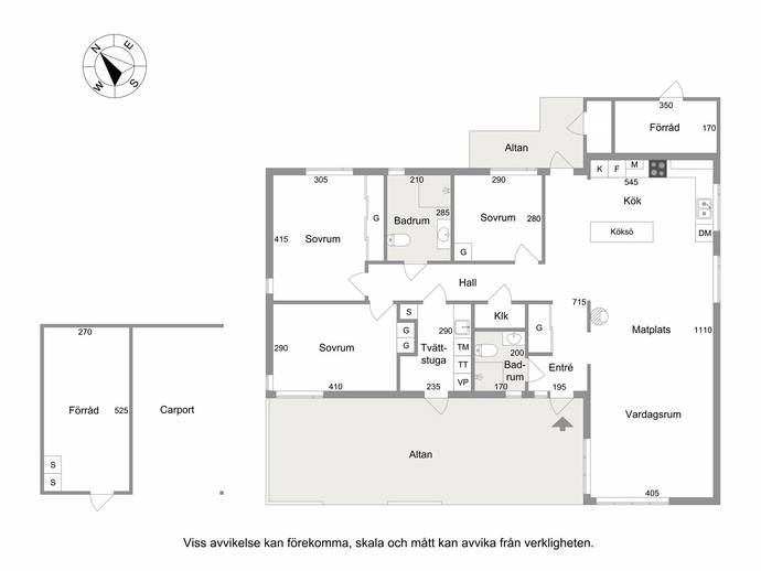 Floor plan for Skogsstigen 43