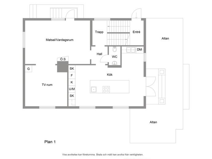 Floor plan for Rodergatan 3
