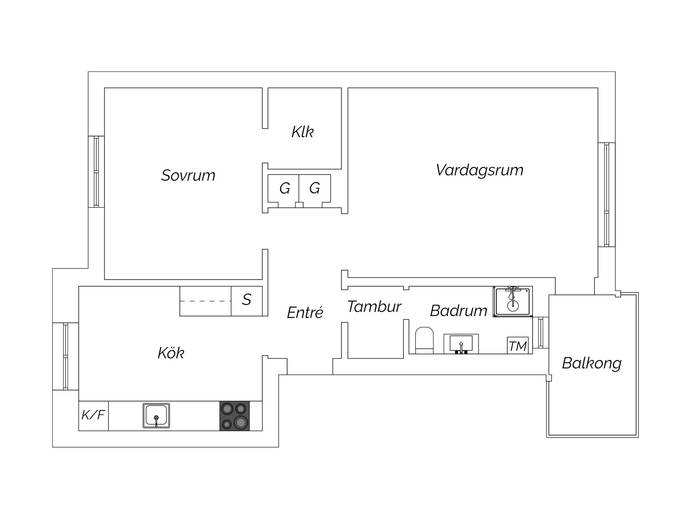 Floor plan for Terrängvägen 43