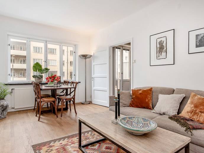 2 rok · 44,5 m² · Skeppargatan 96, 1tr