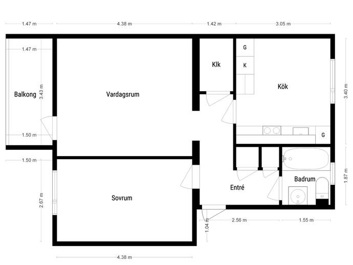 Floor plan for Träringen 21