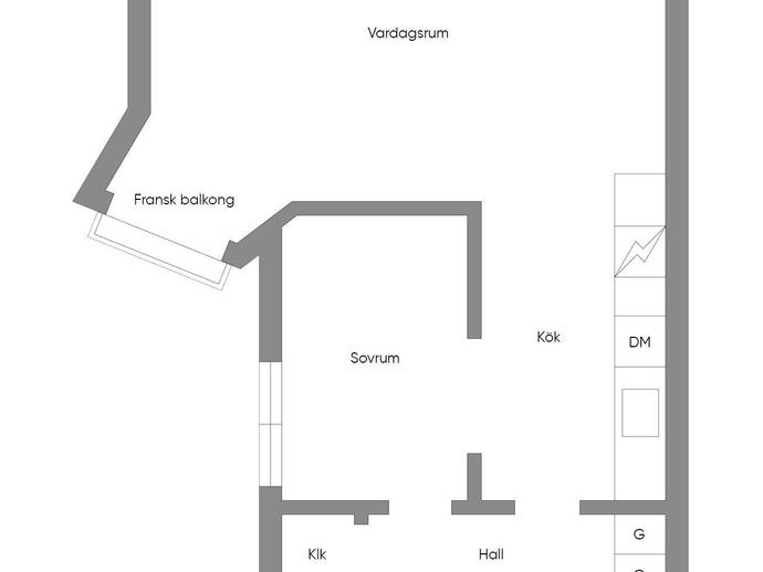 Floor plan for Regeringsgatan 78A