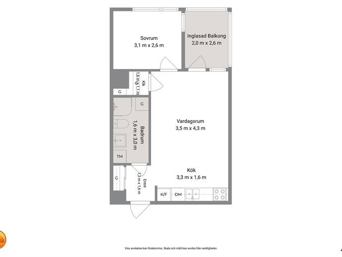 Planritning för Polhemsgatan 18