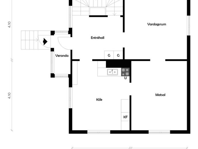 Floor plan for Tiarp Granlid