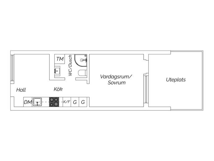 Planritning för Videvägen 78