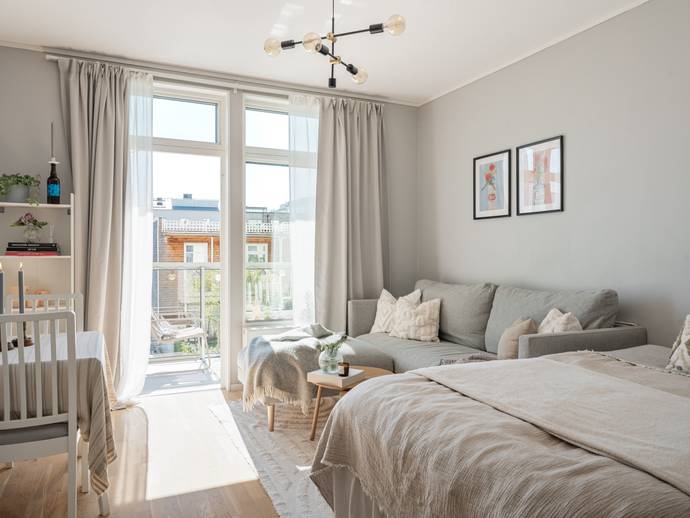 Apartment, 1 room, 29 m²