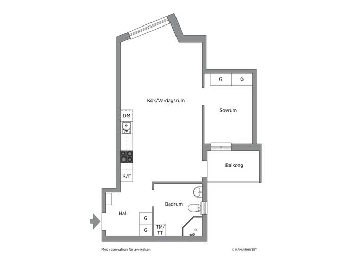 Floor plan for Esplanaden 17B