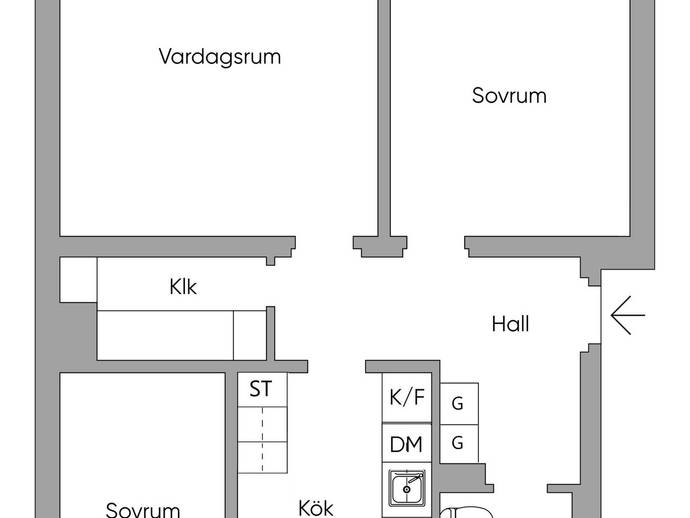 Floor plan for Styrbjörnsvägen 24