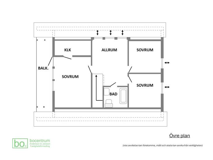 Floor plan for Bäckvägen 9