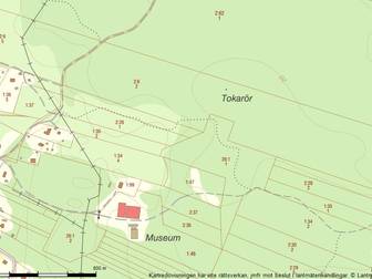 Obebyggd jordbruksmark mitt på Aspö.