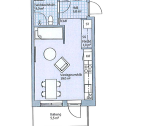 Arenanders promenad 49, vån 1