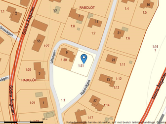 Avstyckad Villatomt i Rabo