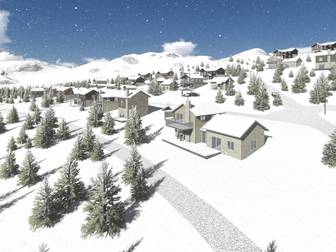 Tomtområde Skarvruets fjällby