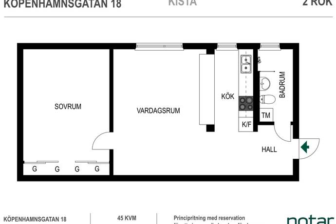 2 rum Lägenhet på Köpenhamnsgatan 22 Kista Stockholms kommun - bild 17