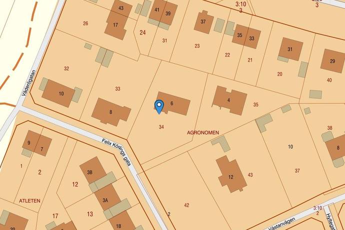 3 rum Villa på Felix Körlings gata 6 Rotorp Halmstads kommun - bild 39