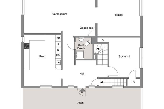 7 rum Villa på Norrsunda kyrkby 121 Rosersberg Sigtuna kommun - bild 41
