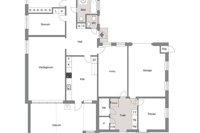 6 rum Villa på Grepgatan 4 Majåker - Ljunghed Lidköpings kommun - bild 33