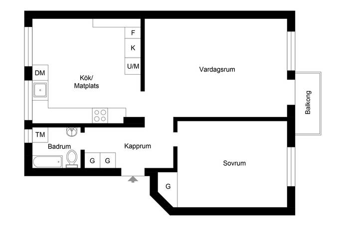2 rum Lägenhet på Storsjövägen 58 Årsta Stockholms kommun - bild 12