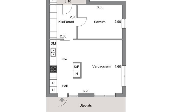 2 rum Lägenhet på Liveredsvägen 15A Kållered | Livered Mölndals kommun - bild 17