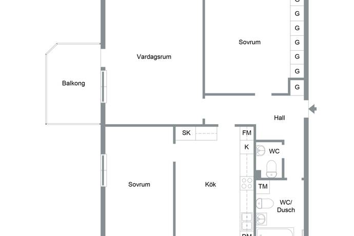 3 rum lägenhet på Stödjegränd 7 Solhaga, Örebro kommun - bild 3