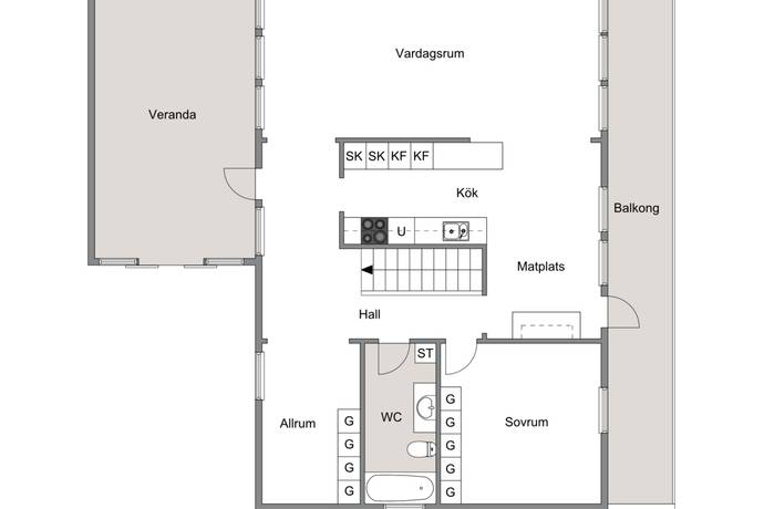 6 rum Villa på Rosenbergsgatan 1 Centrala Sunne Sunne kommun - bild 24