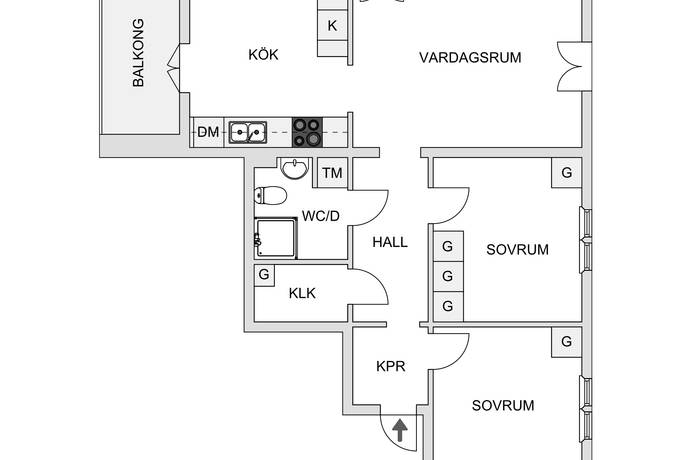 3 rum Lägenhet på Farsta slottsväg 7 Gustavsberg Farsta Slottsvik Värmdö kommun - bild 76