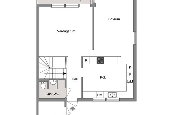 4 rum Radhus på Bärgatan 10 Backa Ystads kommun - bild 22