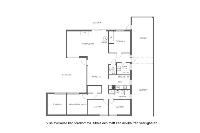 6 rum Villa på Urnevägen 9 Vallås Halmstads kommun - bild 44