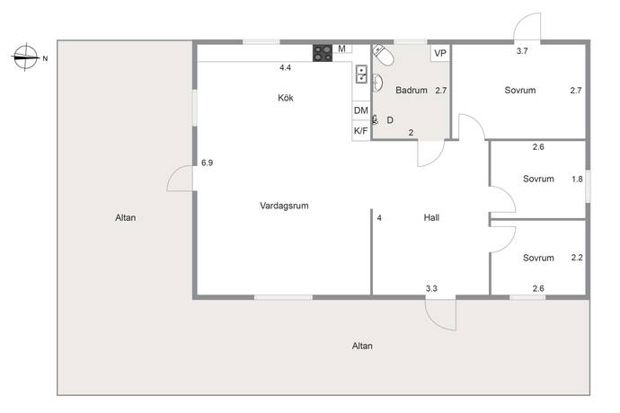 4 rum Villa på Åkes väg 14 Västersjön Lilla Edets kommun - bild 27
