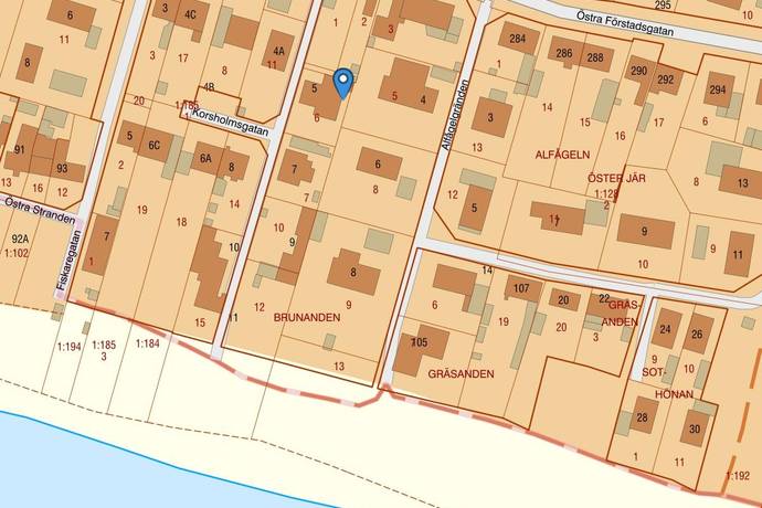 5 rum Villa på Korsholmsgatan 5 Östra Stranden Trelleborgs kommun - bild 62