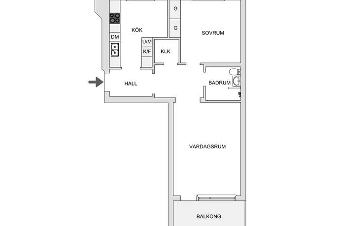 2 rum Lägenhet på Jönköpingsgatan 44B Husensjö Helsingborgs kommun - bild 13