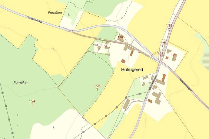 6 rum Gård/skog på Hulrugeredsvägen 145 Hallandsåsen Båstads kommun - bild 48