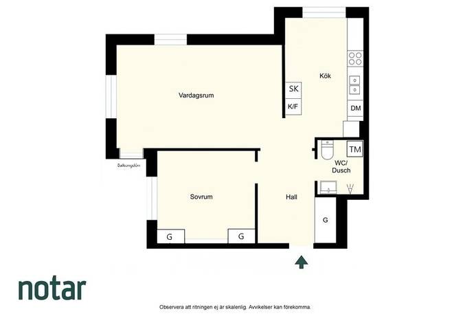 2 rum Lägenhet på Slottsvägen 9 Haga Norra Solna kommun - bild 32